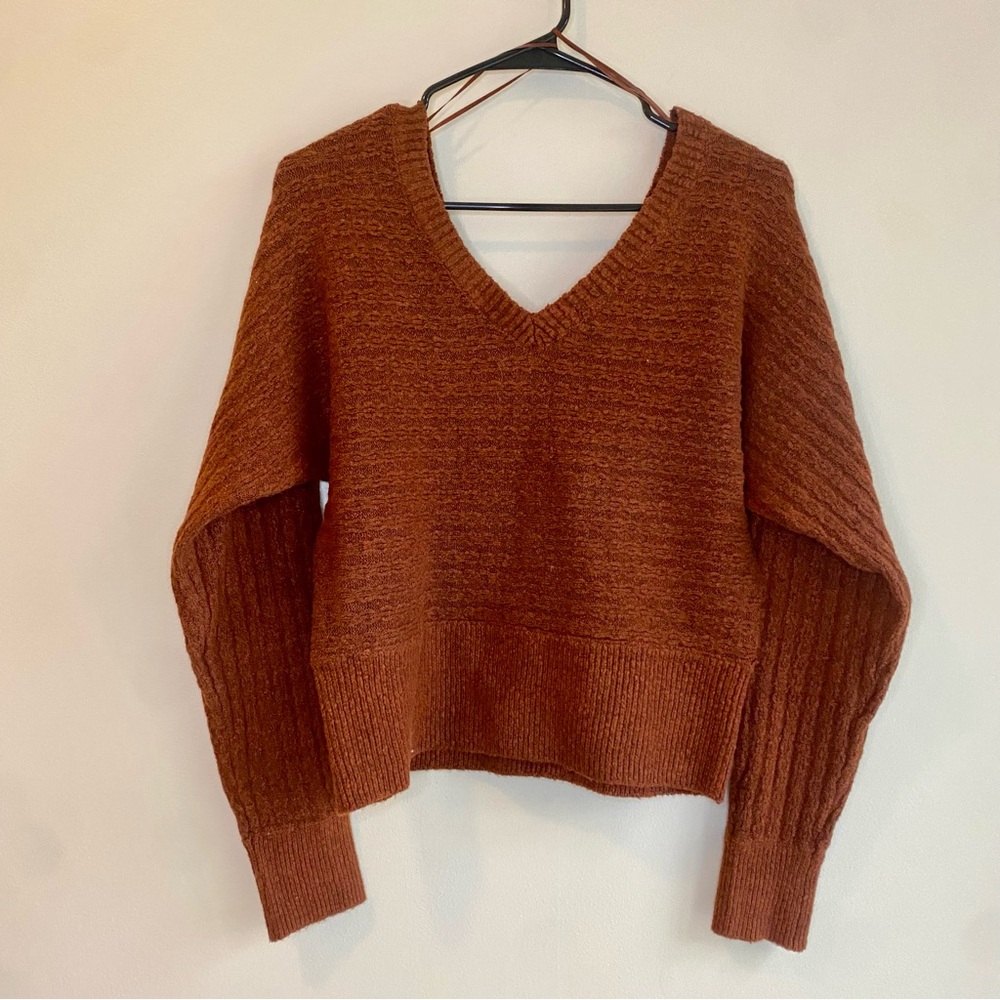 Warm Brown Knit Sweater Women’s Medium